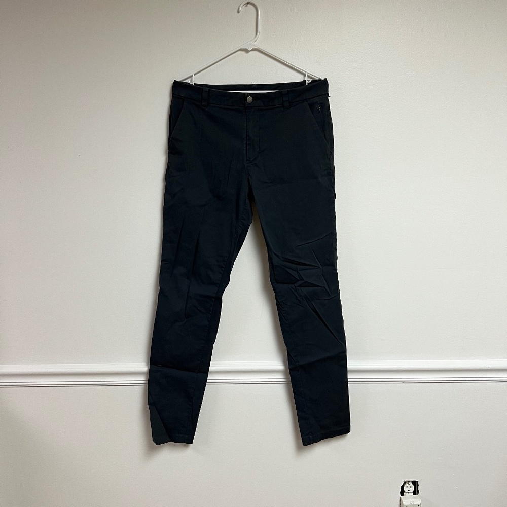 Lululemon Commission Pants Officewear Navy Blue sz 32